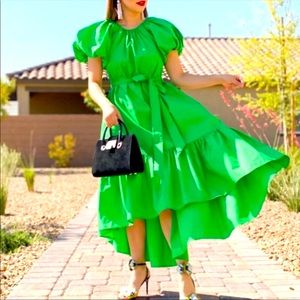 Christopher John Rogers dress. Xs. Green. Like new